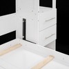 Mshliw Modern Full Murphy Bed Cabinet with Storage Drawers, Wall Bed with LED Light, Foldable Space Saving Bed with Shelves, Pull Down Mechanism - 4 of 4