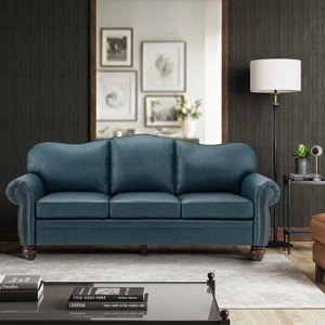 Gracia 81" Transitional Wide Sofa with Removable Cushions and Nailhead Trim for Living Room and Bedroom   | ARTFUL LIVING DESIGN - 1 of 4