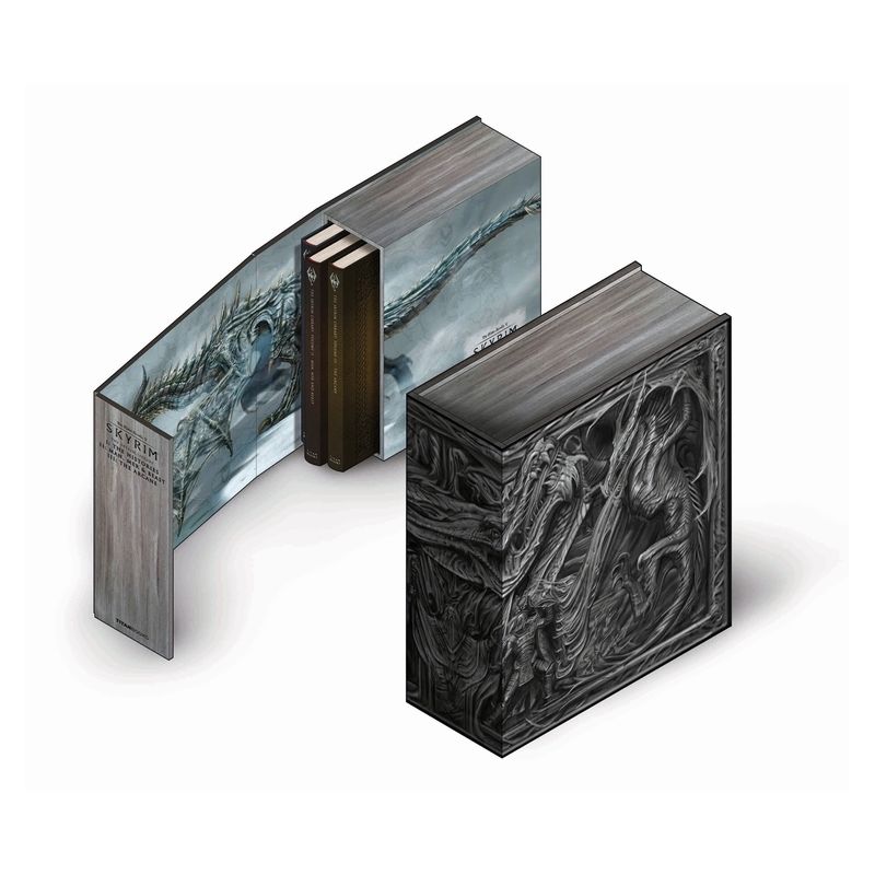 The Skyrim Library - Volumes I, II & III (Box Set) - by  Bethesda Softworks (Hardcover), 1 of 2