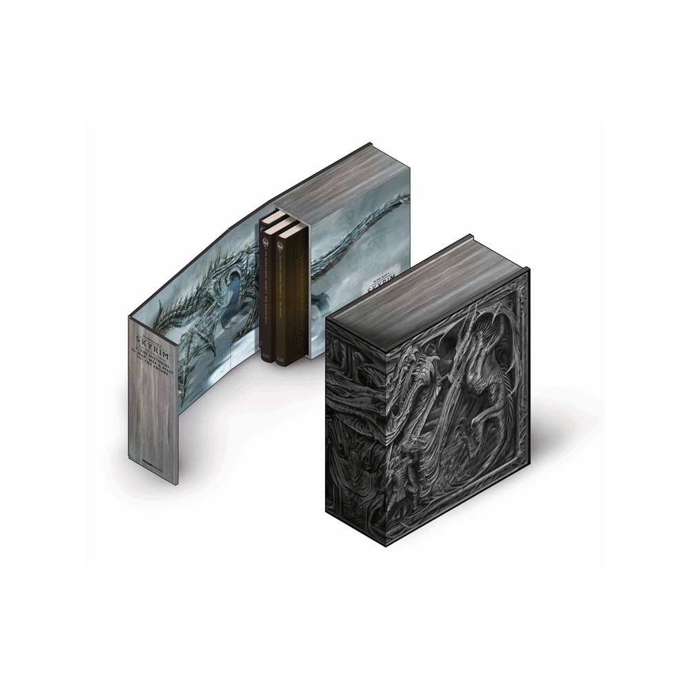 The Skyrim Library - Volumes I, II & III (Box Set) - by Bethesda Softworks (Hardcover)