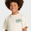 Grayson Threads Kids Boys' Short Sleeve 'Locos Tacos' Oversized Graphic T-Shirt - Off-White - 2 of 4