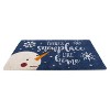 Design Imports Christmas Natural Coir Fiber Doormat, Non-Slip PVC Backing, Snowplace Like Home - 4 of 4
