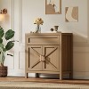 Acekool Buffet Cabinet Sideboard with Storage, 34" Modern Farmhouse Console Table, 2 Doors & Adjustable Shelf for Entryway, Living Room, Kitchen - 3 of 4