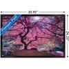 Trends International Pink Tree 2 by Moises Levy Framed Wall Poster Prints - 3 of 4
