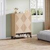 Hommoo 6-Tier Shoe Cabinet Natural - 3 of 4