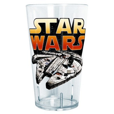 Star Wars Vintage Hero Character Frame Tritan Drinking Cup Clear