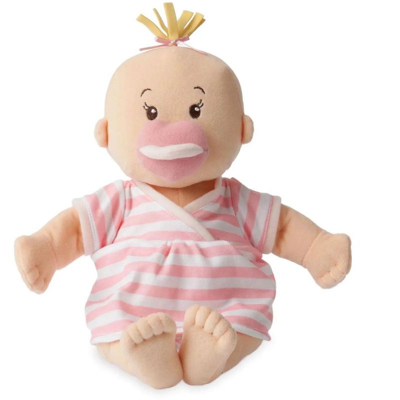 Manhattan Toy Baby Stella Peach 15" Soft First Baby Doll for Ages 1 Year and Up, No Retail Packaging, 4 of 7