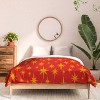 Deny Designs Full/Queen Carriecantwell Sparkling Stars Comforter and Pillow Sham Gold - 3 of 4