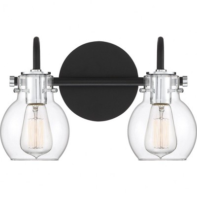 Quoizel Lighting Andrews 2 - Light Vanity in  Earth Black