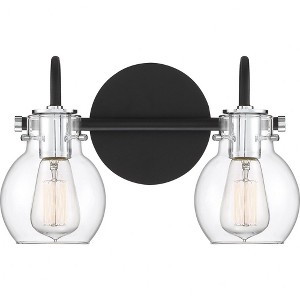 Quoizel Lighting Andrews 2 - Light Vanity in  Earth Black - 1 of 1