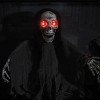 Halloween Outdoor Decorations Scary Skeleton Zombie Groundbreaker, Moveable Creepy Motion, Scream Sound with Light-up Eyes Prop - 2 of 4