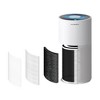 MORENTO HEPA Air Purifiers for Home Large Room, Air Cleaner with 7 Color Night Light,KALO,White,1 Pack - 4 of 4