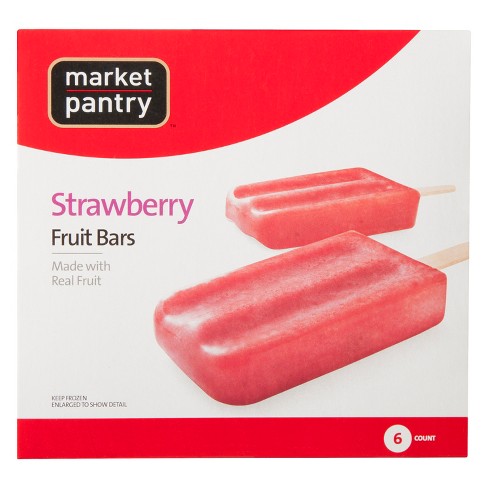 Strawberry Fruit Frozen Bar 6ct Market Pantry Target