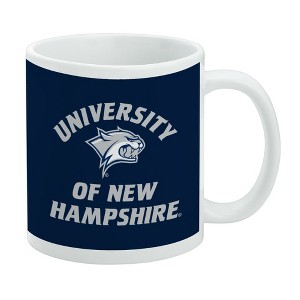 New Hampshire Wildcat Ceramic Coffee Mug Novelty Gift Mugs for Coffee Tea and Hot Drinks 11oz White - 1 of 4