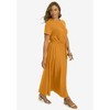 Jessica London Women's Plus Size Drawstring Maxi Dress - image 4 of 4