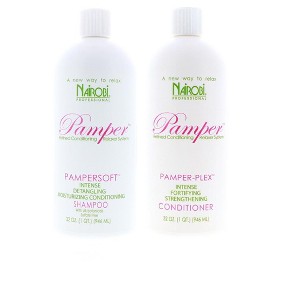 Nairobi Pamper Soft Shampoo, 32 oz & Nairobi Pamper-Plex Conditioner, 32 oz DUO - 1 of 4
