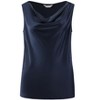 INSPIRE CHIC Women's Office Sleeveless Cowl Neck Satin Elegant Dressy Blouse - 3 of 4