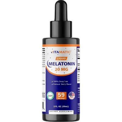 Melatonin 20mg Liquid Drops 2 Fluid Ounce