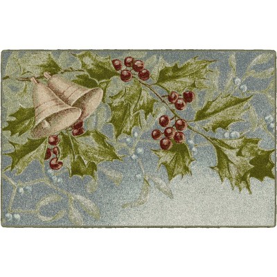 Brumlow Mills Christmas Bells Holiday Rug, 2'6" x 3'10", Green