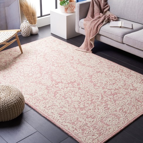 Safavieh Metro MET904U Dark Pink / Ivory 8' x 10' Area Rug