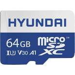 Hyundai MicroSD 64GB U3 4K Retail w/Adapter - Works with Nintendo Switch