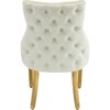 Meridian Furniture Tuft White Vegan Leather Dining Chair (Set of 2) - 3 of 4