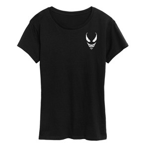Women's - Marvel - Venom Logo Face Short Sleeve Graphic T-Shirt - 1 of 4