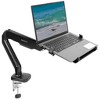 Mount-It! Laptop Desk Arm | Swivel Laptop Stand with Gas Spring Arm | Height Adjustable Laptop Arm Mount for MacBook, Dell, HP & 11-17 Inch Laptops - 2 of 4
