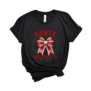 Simply Sage Market Women's Santa Coquette Short Sleeve Graphic Tee - 1 of 4