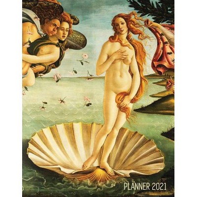 Birth of Venus Daily Planner 2021 - by  Shy Panda Notebooks (Paperback)