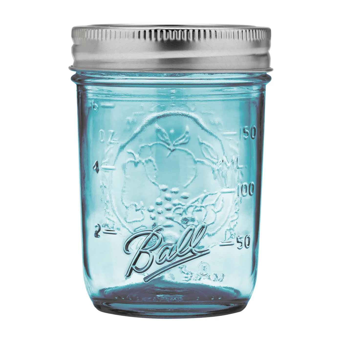 Ball 4ct 8oz Collection Elite Glass Mason Jar with Lid and Band - Regular Mouth - image 1 of 3