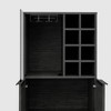 Aster Bar Cabinet Smokey Oak - RST Brands - image 4 of 4