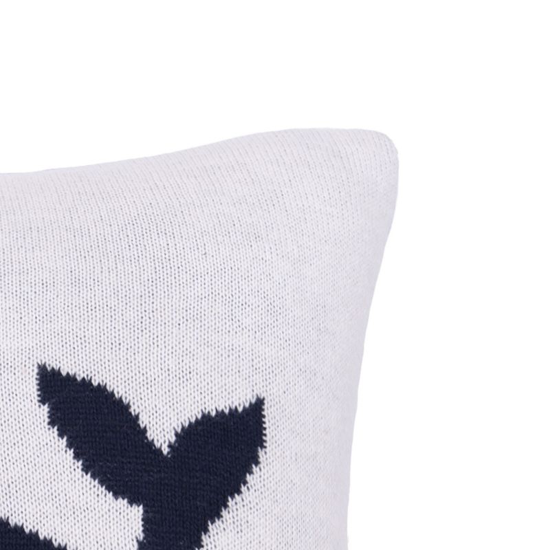 C&F Home 10" x 10" Whale Knitted Throw Pillow, 5 of 9