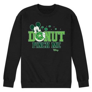 Men's - Disney - Donut Pinch Me Graphic Fleece Sweatshirt - 1 of 4