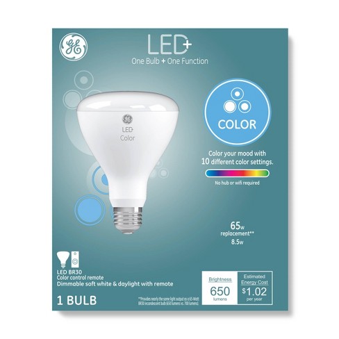 Ge 2pk Remote Included Led+ Color Changing Light Bulbs : Target