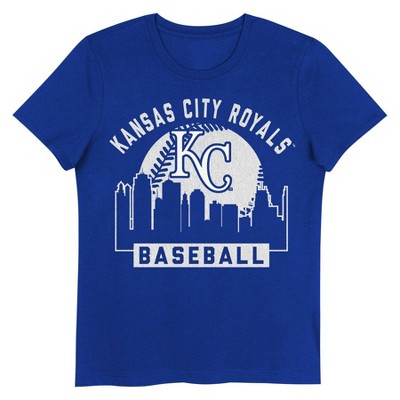 MLB Kansas City Royals Girls' Crew Neck T-Shirt