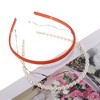 Unique Bargains Women's Solid Color Hairband 1 Set - 3 of 4