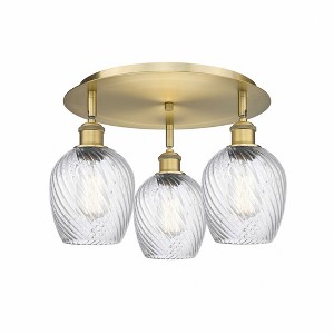 Salina - 3 Light Flush Mount In Industrial Style-9.5 Inches Tall and 16.75 Inches Wide - 1 of 1