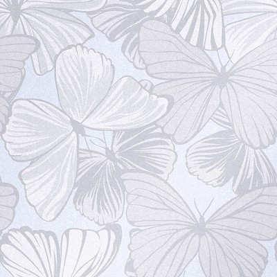 Laura Ashley Butterfly Garden Sugared Grey Wallpaper