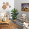 Nearly Natural 4-ft Areca Palm Tree in Boho Chic Handmade Cotton & Jute Gray Woven Planter UV Resistant - 4 of 4