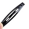 Unique Bargains Women's Metal DIY Hairstyle Barrette Snap Hair Clip Black 5 Pcs - 3 of 4