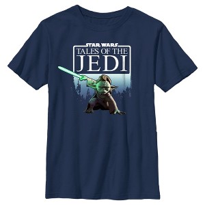 Boy's Star Wars: Tales of the Jedi Yaddle Poster T-Shirt - 1 of 4