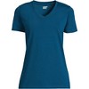 Lands' End Women's Relaxed Supima Cotton V-Neck T-Shirt - image 3 of 3