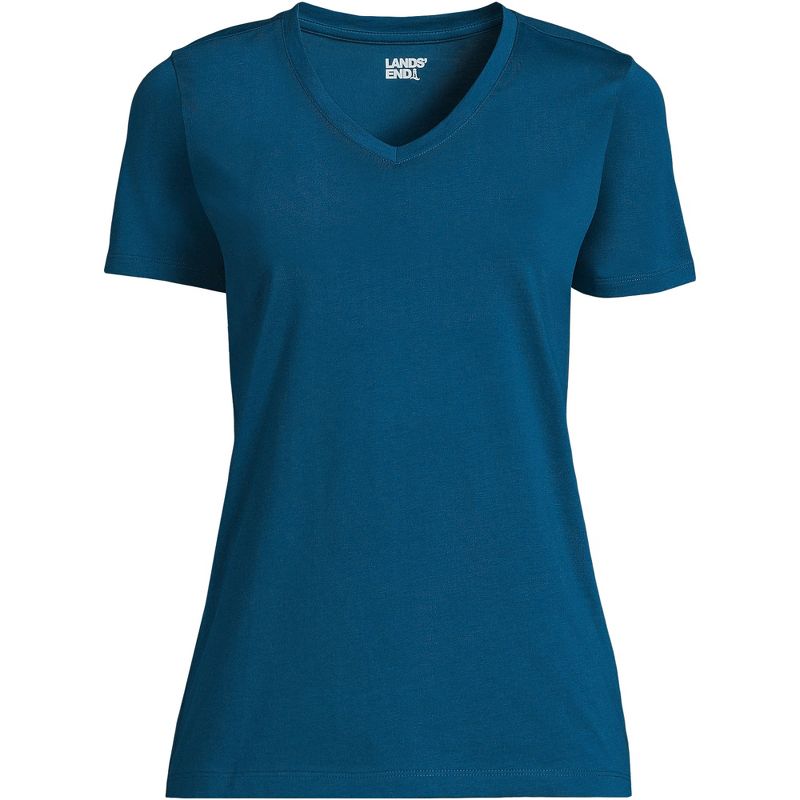 Lands' End Women's Relaxed Supima Cotton T-Shirt, 3 of 4