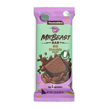 Tablette de chocolat Feastables MrBeast Milk Chocolate - Contient 10 barres  de 60 grammes