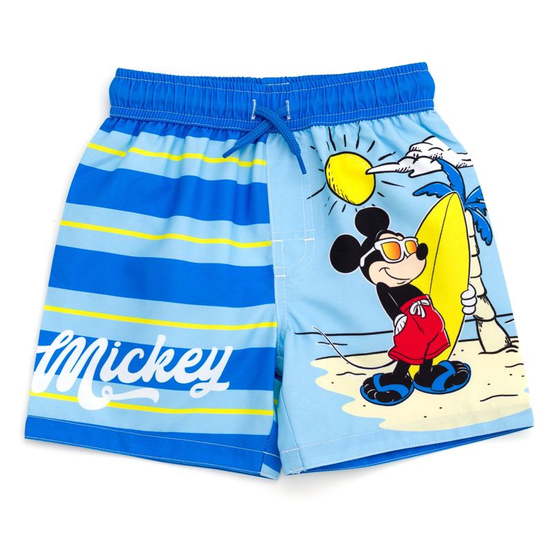 Disney Mickey Mouse Baby Swim Trunks Bathing Suit Toddler, 1 of 4