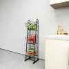 TOBILI 3-Tier Kitchen Storage Basket Organizer, Freestanding Metal Wire Rack for Fruit, Vegetables, and Pantry Items - 4 of 4