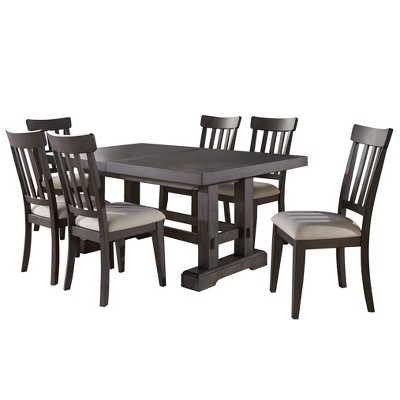 7pc Napa Dining Set Dusky Cedar - Steve Silver Co. : Target