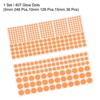 Unique Bargains Walls Parties Marking Decorations Glow in the Dark Tape Dots Sticker 1 Set - 3 of 4
