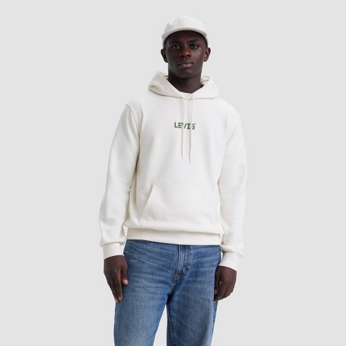 White pullover hotsell hoodie men's